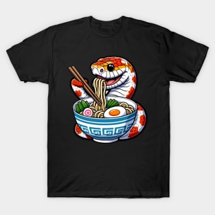 Corn Snake Ramen Kawaii, Cute Snake Reptile Lover T-Shirt